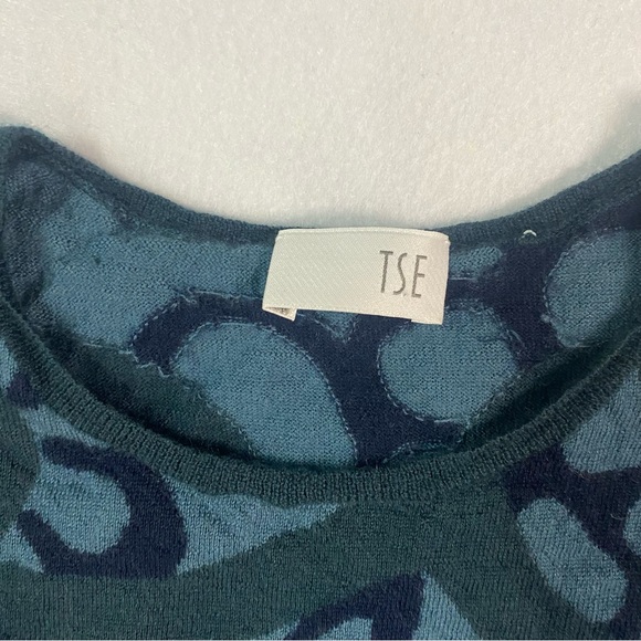 TSE Cashmere Blue Sweater Vest Large - Picture 3 of 8